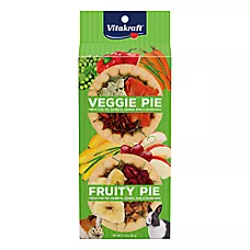 Vitakraft® Fruity & Veggie Pie Treat - Foraging - Rabbits, Guinea Pigs, and Hamsters - 2 Count