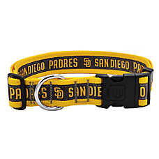 Pets First MLB San Diego Padres Satin Dog Collar