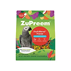 ZuPreem® FruitBlend Parrot & Conure Bird Food - Fruit-Flavored Pellets