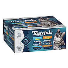 Blue Buffalo Tastefuls Spoonless Singles Wet Cat Food Variety Pack- 12ct, Poulty, Cuts in Gravy