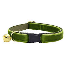 Made By Cleo? Velvet Leaf Green Breakaway Cat Collar