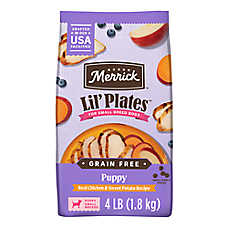 Merrick? Lil' Plates? Grain Free Small Breed Puppy Dry Dog Food - Natural, Chicken & Sweet Potato