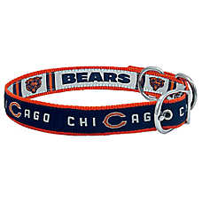 Pets First Chicago Bears Reversible Dog Collar