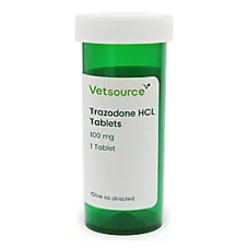 Trazodone Tablets for Dogs, Cats, and Horses - 50 mg & 100 mg - Single Tablet