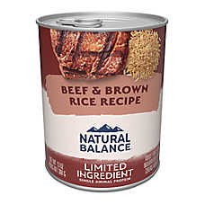 Natural Balance Limited Ingredient Reserve Adult Wet Dog Food - Beef & Brown Rice, 13 oz