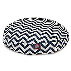 Majestic Pet Chevron Round Indoor & Outdoor Dog Bed