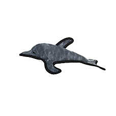 TUFFY Dolphin Tough Plush Dog Toy