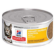 Hill's? Science Diet? Urinary Hairball Control Adult Wet Cat Food - Entree, 5.5 oz