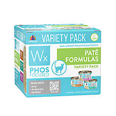 Weruva WX Wet Cat Food - Phos Focused, Pate, Variety Pack, 12 CT