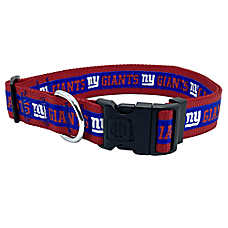 Pets First New York Giants Satin Dog Collar