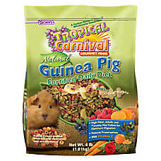 Brown's? Tropical Carnival? Natural Guinea Pig Food with Vitamin C - High Fiber - 4 Lbs
