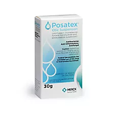 Posatex Otic Suspension for Dogs, Ear Drops - 7.5g, 15g, & 30g