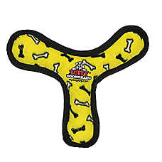 TUFFY? Ultimate Boomerang Yellow Bone Dog Toy
