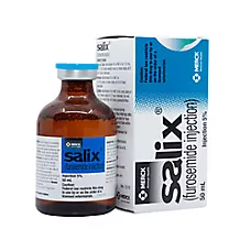 Salix (Furosemide) Injectable for Dogs, Cats & Horses, 50 mg/ml, 50ml