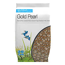 Aqua Natural Aquarium Gravel - Gold Pearl Fish Tank Gravel
