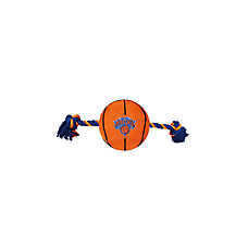 Pets First NBA NY Knicks Basketball Rope Dog Toy