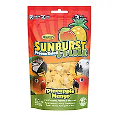 Higgins Sunburst Freeze Dried Pineapple Mango Fruit Bird Treat - Pet Bird Treats