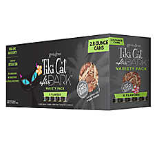Tiki Cat? After Dark Wet Cat Food - Non-GMO, Grain Free - Variety Pack, 12 CT, 33.6 OZ