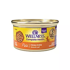 Wellness® Complete Health Adult Cat Wet Food - Natural, Grain Free, Pate, 3 Oz