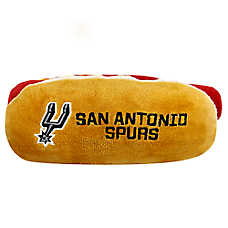 Pets First San Antonio Spurs Plush Hot Dog Dog Toy