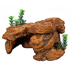 Top Fin? Rock Cave Ornament - Fish Tank Decor, Hideout - Medium