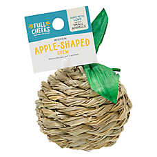 Full Cheeks&trade; Small Pet Woven Apple Shaped Chew