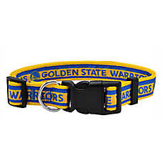 Pets First NBA Golden State Warriors Satin Dog Collar