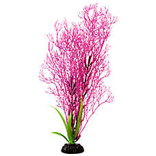 Top Fin? Artificial Coral Aquarium Plant - Fish Tank Plant Decor - 12 in