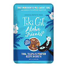 Tiki Cat Aloha Friends Cat Wet Food Pouch - Grain Free, 3 Oz