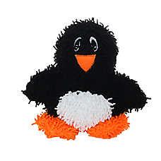 MIGHTY Microfiber Ball Med Penguin Black Dog Toy