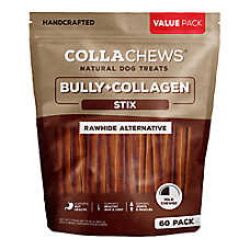 Collachews Adult Dog Chews - Bully Stick 60 ct