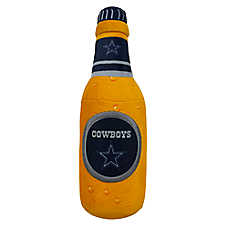 Pets First Dallas Cowboys Plush Bottle Dog Toy