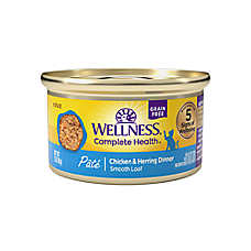 Wellness? Complete Health Adult Cat Wet Food - Natural, Grain Free, Pate, 3 Oz
