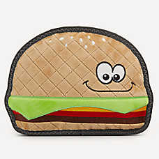 Joyhound? Rip Roarin' Tough? Hamburger Plush Squeaker Dog Toy