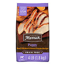 Merrick? Grain Free? Puppy Dry Dog Food - Natural, Chicken & Sweet Potato