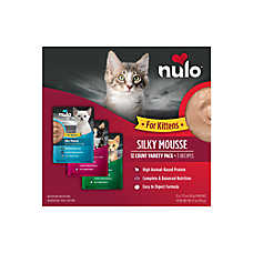 Nulo MedalSeries Kitten Wet Food - Silky Mousse, Variety Pack, 12 Ct