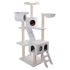 Majestic Pet 73-in Casita Cat Tree, Off White