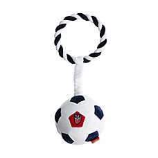U.S. Soccer Ball Plush With Rope Dog Toy