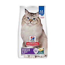Hill's Science Diet Sensitive Stomach & Skin Adult Dry Cat Food - Pollock