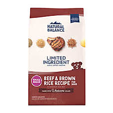 Natural Balance Limited Ingredient Diet Small Breed Adult Dry Dog Food - Beef & Rice