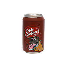 Silly Squeakers - "Mr. Slobber" Novelty Soda Can Dog Toy