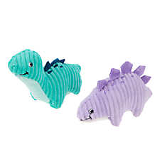 Joyhound Biteshield Plush Dinos Squeaky Plush Dog Toy 2 Pack