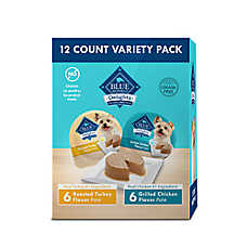 Blue Buffalo Delights Small Breed Variety Pack Adult Wet Dog Food - Roasted Turkey & Grilled Chicken