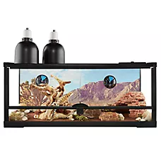 Thrive Open Front Desert Reptile Terrarium Essentials Kit - 20 Gallon - 30x12x12