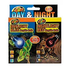 Zoo Med Day & Night Combo Pack Reptile Bulbs Terrarium Lighting Combo - 60 watt