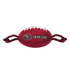 Pets First San Francisco 49ers Football Rope Dog Toy