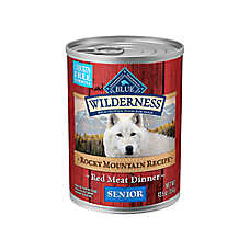 Blue Buffalo? Wilderness&trade; Rocky Mountain Recipe Senior Wet Dog Food - Red Meat Dinner, 12.5 oz
