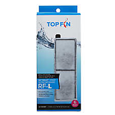 Top Fin? Retreat? RF-L Filter Cartridges - Fish Tank Filter Cartridges - 6 Count
