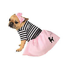 Rubie's Pet Shop Halloween Pink Fifties Girl Dog Costume