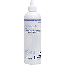 Dechra Dog, Cat, & Horse TrizULTRA + Keto Flush - Skin & Ear Cleanser, 4 fl oz, 12 fl oz